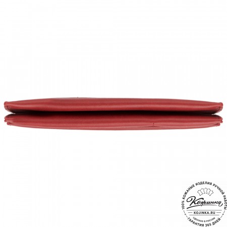 Кожаное портмоне "Манхэттен" (малина)